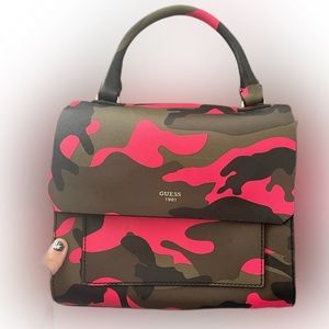 Guess Camo Crossbody Hand Bag